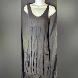 XL comfy black dress.